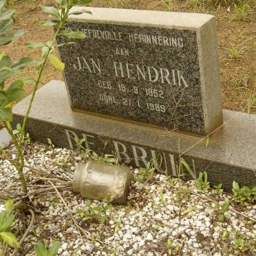 BRUIN Jan Hendrik, de 1952-1989