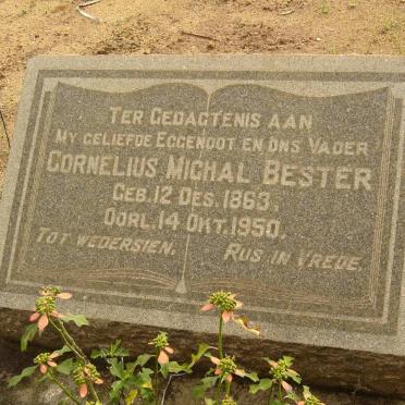 BESTER Cornelius Michal 1863-1950