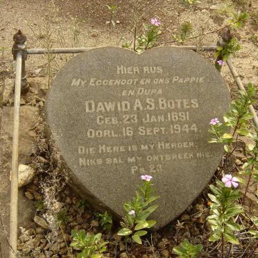 BOTES Dawid A.S. 1891-1944