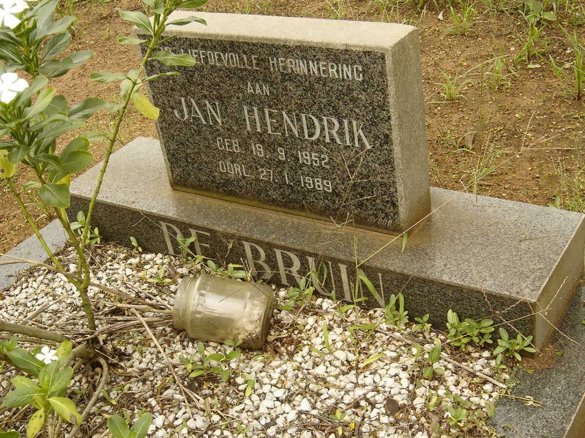 BRUIN Jan Hendrik, de 1952-1989