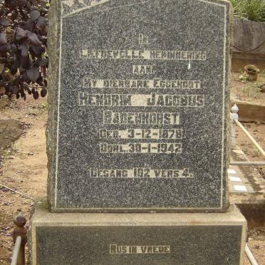 BADENHORST Hendrik Jacobus 1878-1942