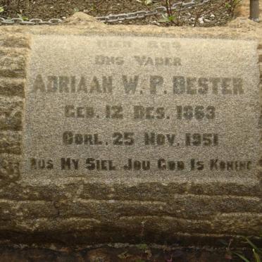 BESTER Adriaan W.P. Bester 1863-1951