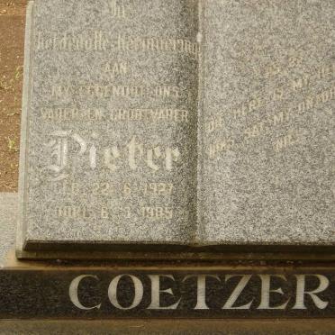 COETZER Pieter 1927-1985