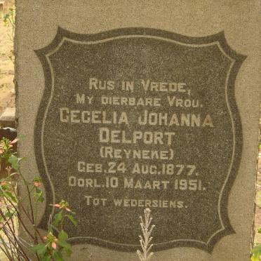 DELPORT Cecelia Johanna nee REYNEKE 1877-1951