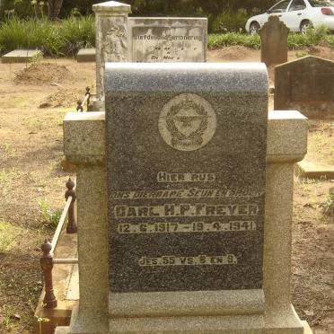 FREYER Carl H.P. 1917-1941