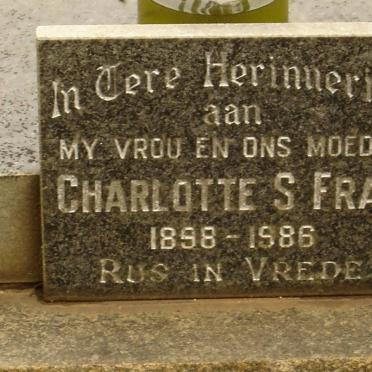 FRAY Charlotte S. 1898-1986