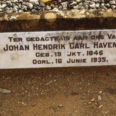 HAVEMANN Johan Hendrik Carl 1846-1935