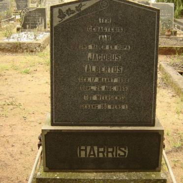 HARRIS Jacobus Albertus 1888-1965