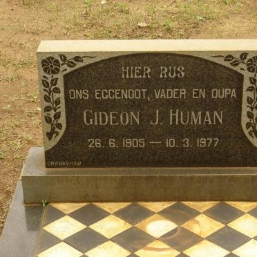HUMAN Gideon J. 1905-1977