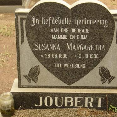 JOUBERT Susanna Margaretha 1905-1990