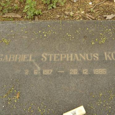 KOLBE Gabriel Stephanus 1917-1985
