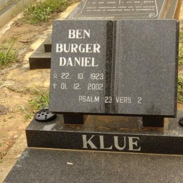 KLUE Ben Burger Daniel 1923-2002