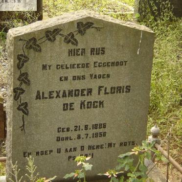 KOCK Alexander Floris, de 1886-1956