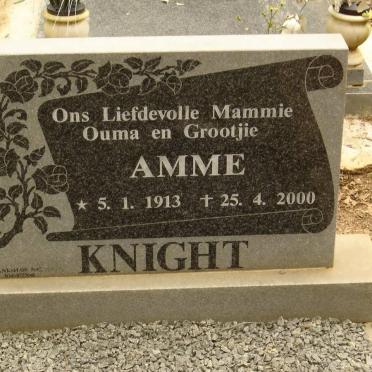 KNIGHT Amme 1913-2000