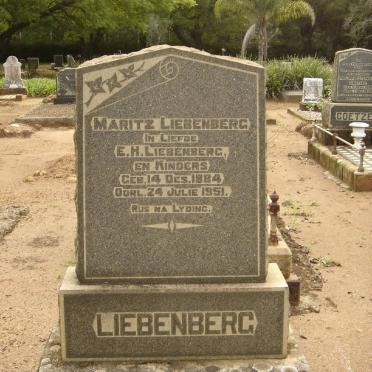 LIEBENBERG Maritz 1884-1951