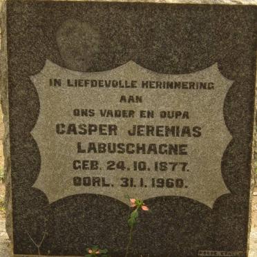 LABUSCHAGNE Casper Jeremias 1877-1960