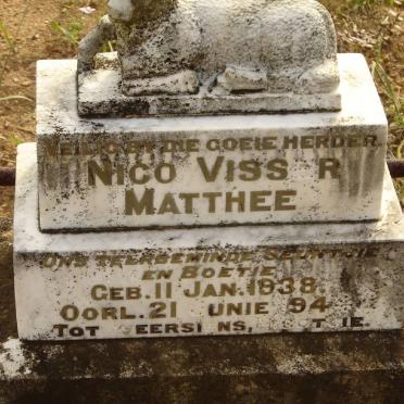 MATTHEE Nico Visser 1938-1944