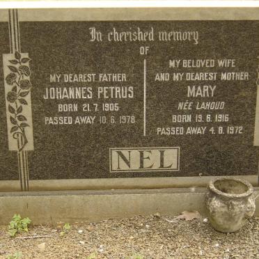 NEL Johannes Petrus 1905-1978 &amp; Mary LAHOUD 1916-1972