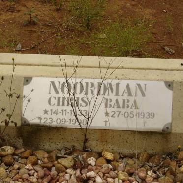 NOORDMAN Chris 1933-1938 :: NOORDMAN Baba 1939-