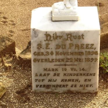 PREEZ S.E., du 1898-1899