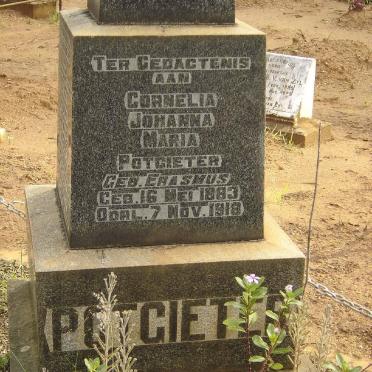 POTGIETER Cornelia Johanna Maria nee ERASMUS 1883-1918