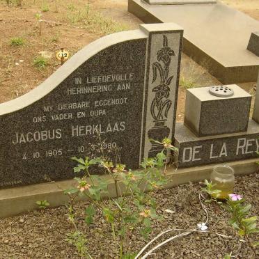 REY Jacobus Herklaas, de la 1905-1980