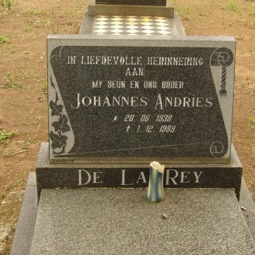 REY Johannes Andries, de la 1938-1989
