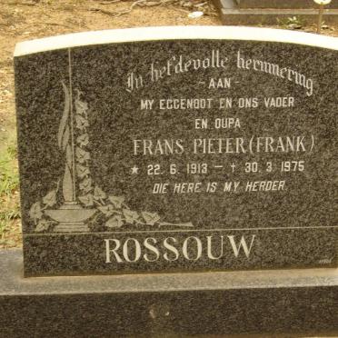 ROSSOUW Frans Pieter 1913-1975