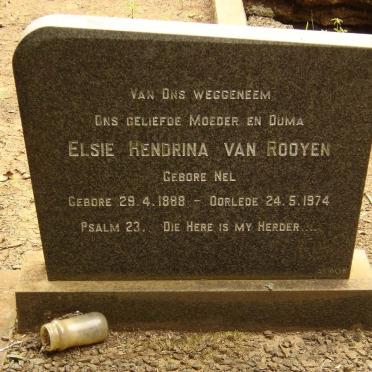 ROOYEN Elsie Hendrina, van nee NEL 1888-1974
