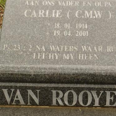 ROOYEN C.M.W., van 1914-2001