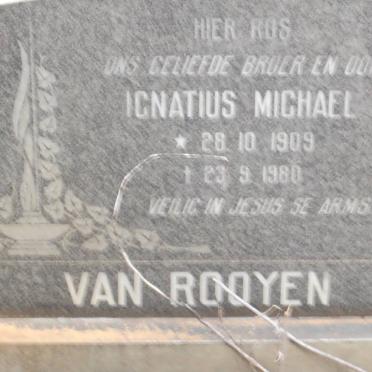 ROOYEN Ignatius Michael, van 1909-1980