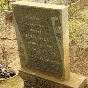 ROOYEN Elsje, van 1917-1976