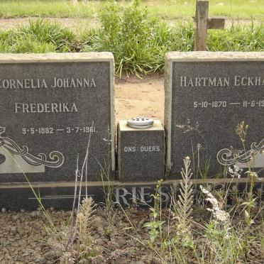 RIES Hartman Eckhardt 1870-1925 &amp; Cornelia Johanna Frederika 1882-1961
