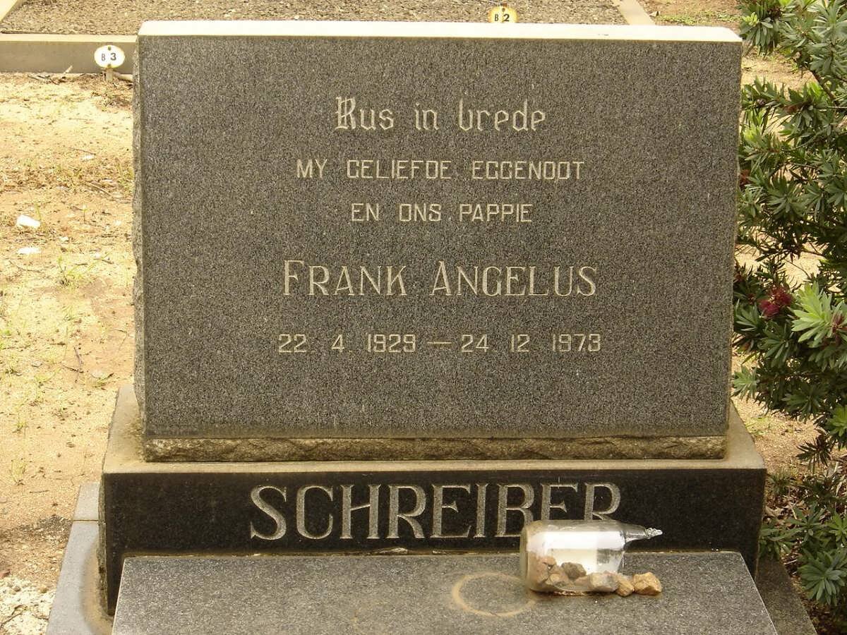 SCHREIBER Frank Angelus 1929-1973