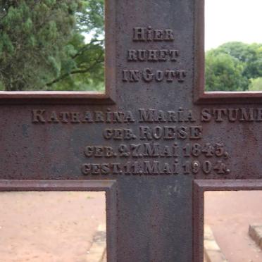 STUMPF Katharina Maria nee ROESE 1845-1904