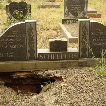 SCHEEPERS Jacobus Albertus 1900-1976 &amp; Susanna Gertruida FUHRI 1911-1968