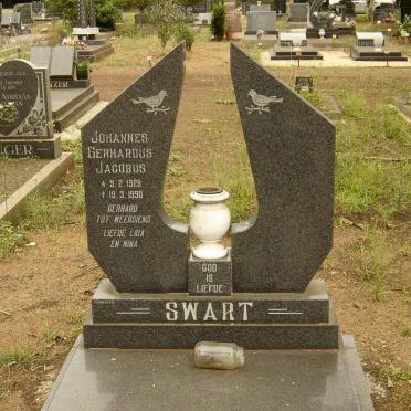 SWART Johannes Gerhardus Jacobus 1928-1990