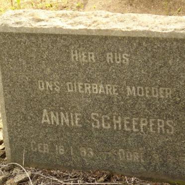 SCHEEPERS Annie 1883-1957