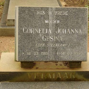 VERMAAK Cornelia Johanna Gesina nee STEENKAMP 1915-1993