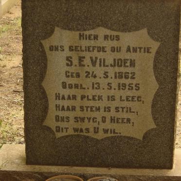 VILJOEN S.E. 1862-1955