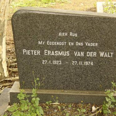 WALT Pieter Erasmus, van der 1923-1974