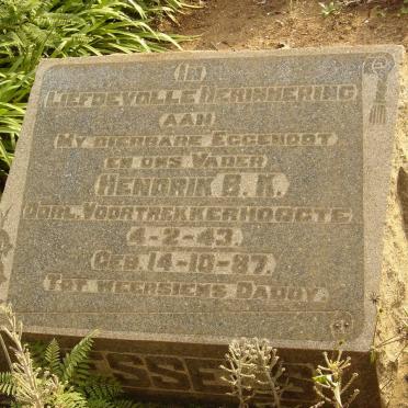 WESSELS Hendrik B.K. 1887-1943