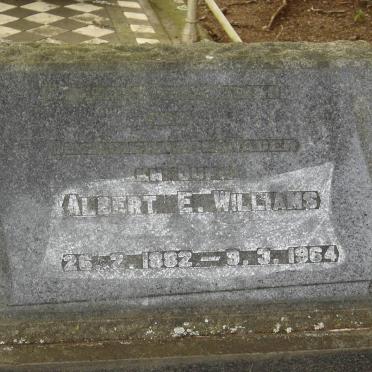 WILLIAMS Albert E. 1882-1964