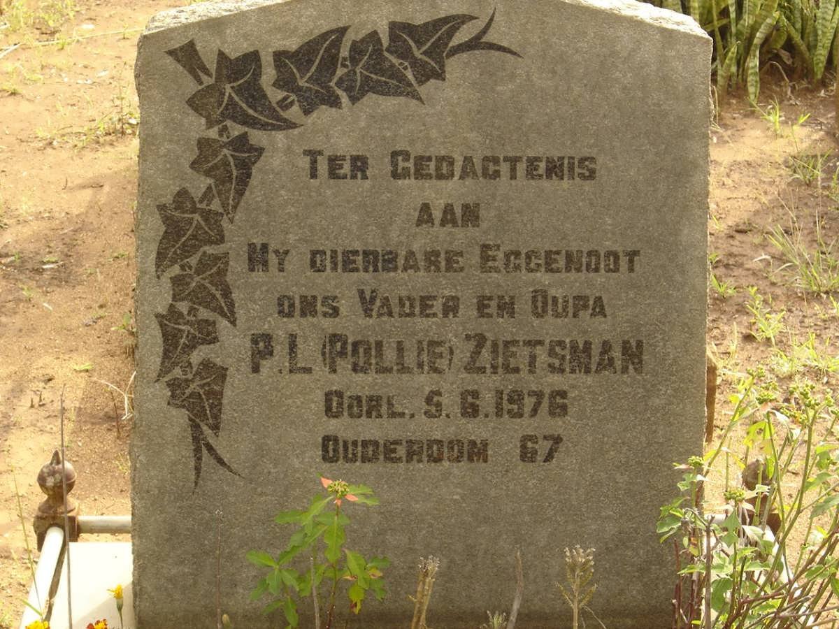 ZIETSMAN P.L.  -1976