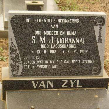 ZYL S.M.J., van nee LABUSCHAGNE 1912-2002