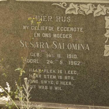 ? Susara Salomina 1910-1962