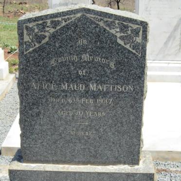 MATTISON Alice Maud -1947