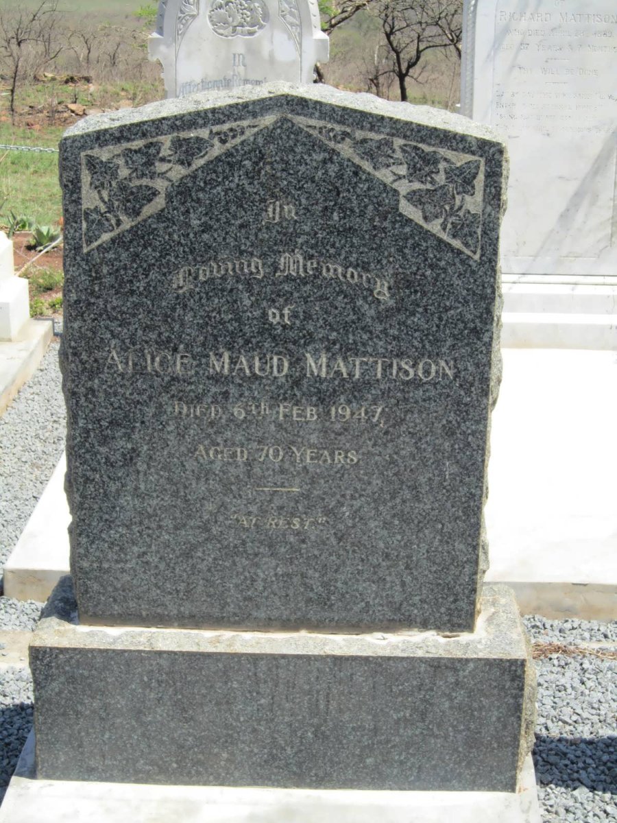 MATTISON Alice Maud -1947