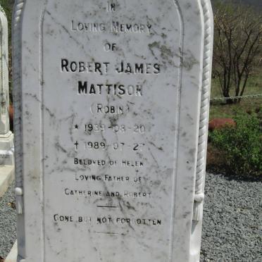 MATTISON Robert James 1939-1989