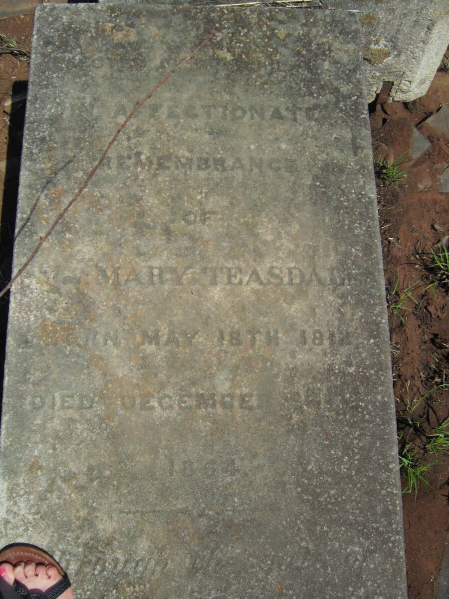 TEASDALE Mary 1812-1864